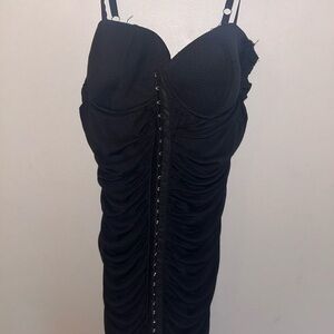 Haute Monde Black Tight Dress